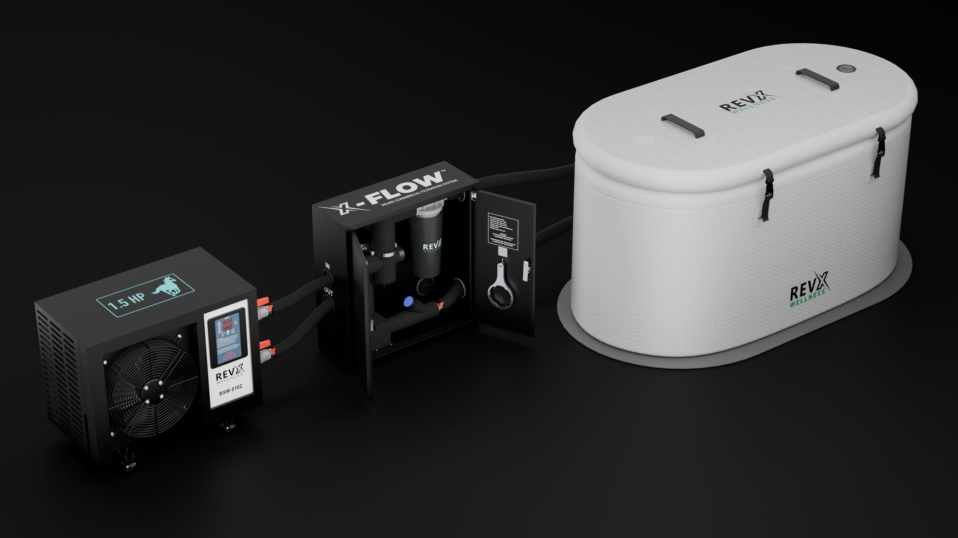 RevX X-FLOW Cold Plunge Filtration System