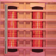 Blisspod | Venetian | Full Spectrum Indoor Premium Canadian Hemlock Low EMF Sauna | 10 Heaters | Chromotherapy & Reflexology | 2 Person