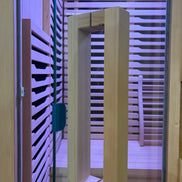Blisspod | Milano | Full Spectrum Sauna | Canadian Hemlock Wood | Ultra Low EMF | 5 Far Infrared & 1 Red Glass Heater | Chromotherapy | Upto 2 Person