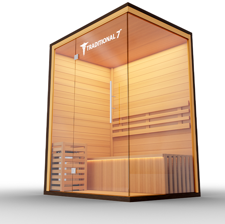 3 Person Home Steam Sauna | Traditional 7™
