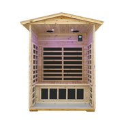 Thermora Vexa 2-Person Outdoor Hemlock Low EMF Infrared Sauna Room - SAK97318