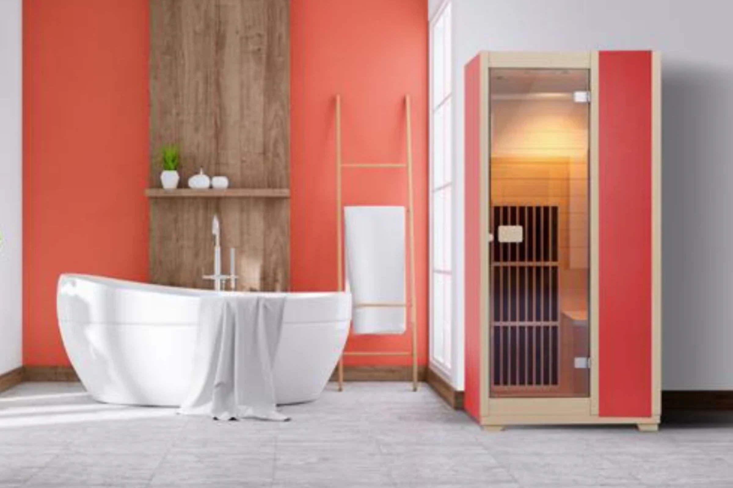 Blisspod | Vienna | Far Infrared Sauna | Canadian Hemlock Very Low EMF | 72.8