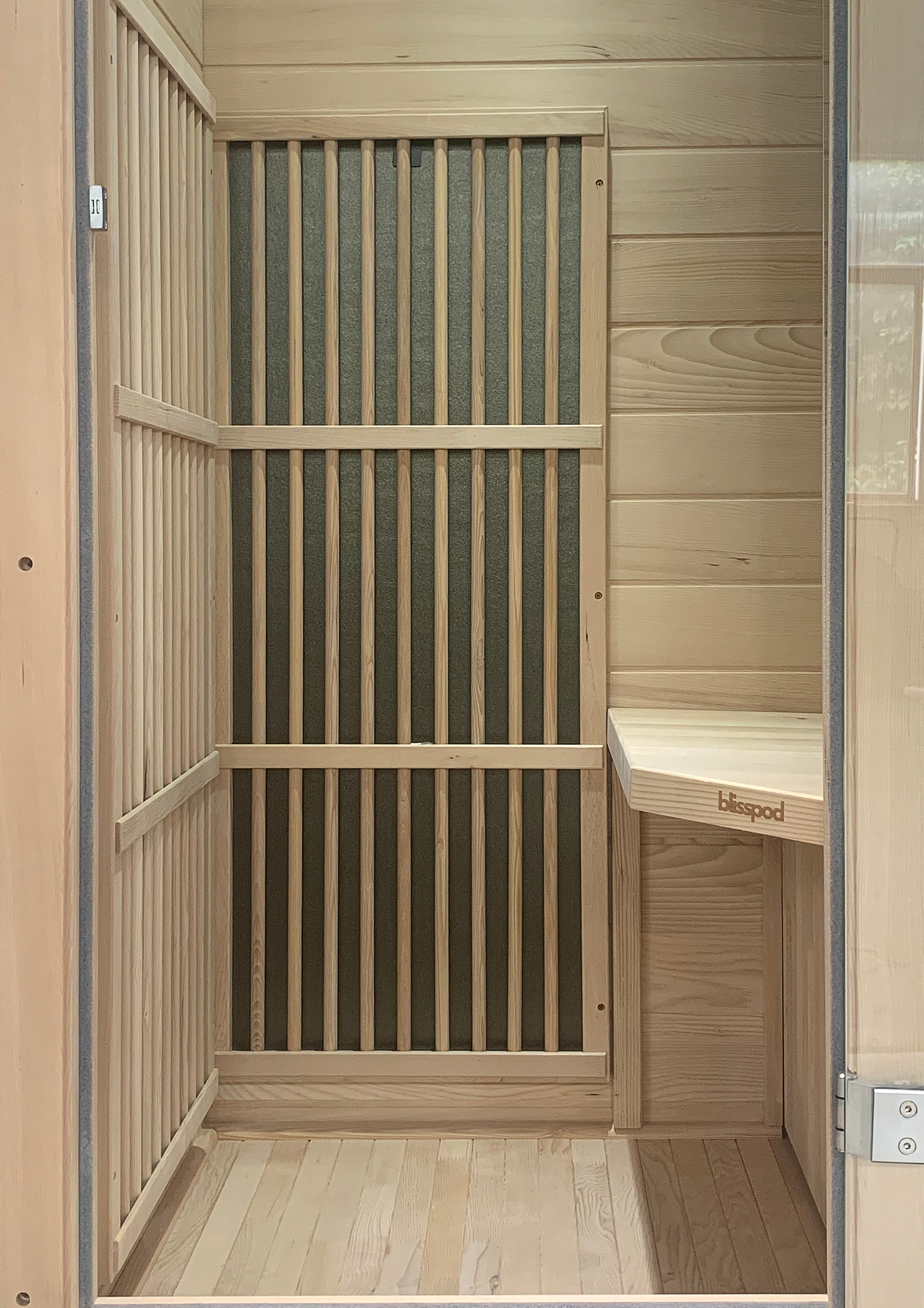 Blisspod | Vienna | Far Infrared Sauna | Canadian Hemlock Very Low EMF | 72.8