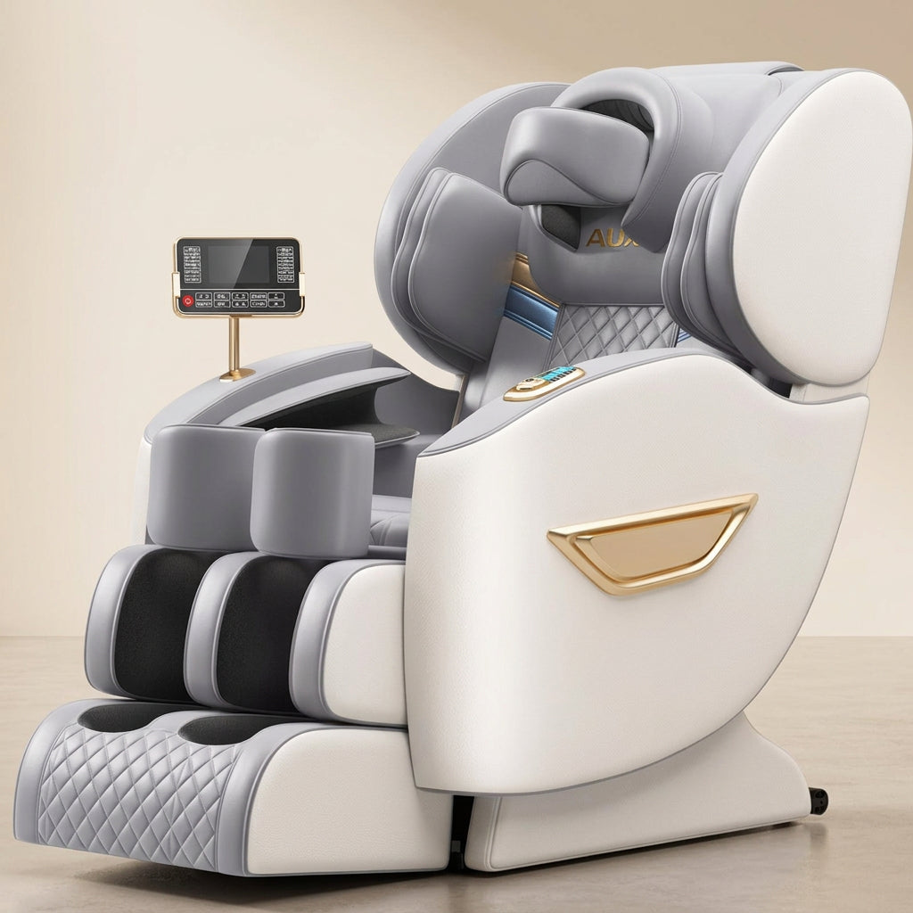 Gravity Salon Luxury Full Body Massage Chair – AI Voice Control, 3D/4D/6D Electric Recliner