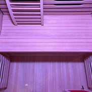 Blisspod | Milano | Full Spectrum Sauna | Canadian Hemlock Wood | Ultra Low EMF | 5 Far Infrared & 1 Red Glass Heater | Chromotherapy | Upto 2 Person