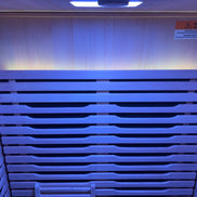 Blisspod | Milano | Full Spectrum Sauna | Canadian Hemlock Wood | Ultra Low EMF | 5 Far Infrared & 1 Red Glass Heater | Chromotherapy | Upto 2 Person