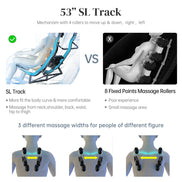 Massage Chair, Zero Gravity Shiatsu Massage Chairs Full Body And Recliner Sl-Track Massage Chair With Bluetooth Speaker, Anion, Thai Stretch, USB Charing, Heating And Foot Roller Massager - Black