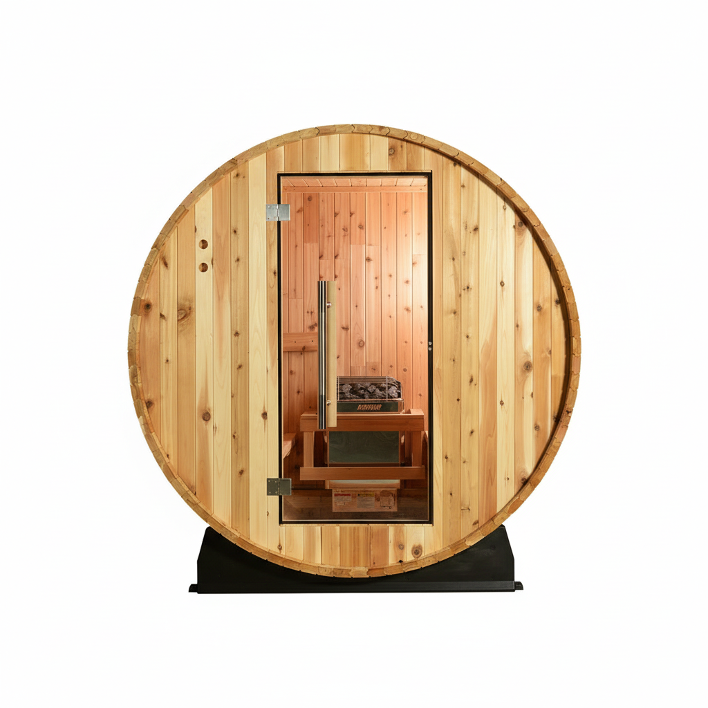 Duet 2-Person Outdoor Barrel Sauna