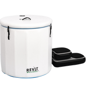 RevX Inflatable Barrel with Inflatable Steps