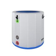 RevX Inflatable Barrel with Inflatable Steps