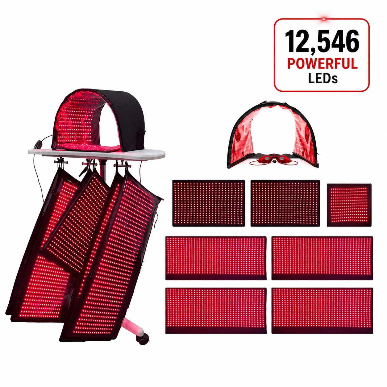 Full Body Red Light Therapy System 12,546 LED's in System. Includes 4 Pads 11