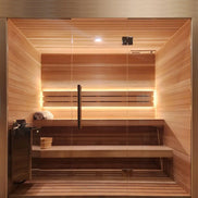 Carbon Smart Saunas - 8' x 9' x 8' - by Finnish Sauna Builders
