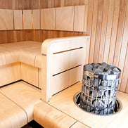 Harvia Cilindro PC90 9KW Sauna Heater with built in controls - Finnish Sauna Builders