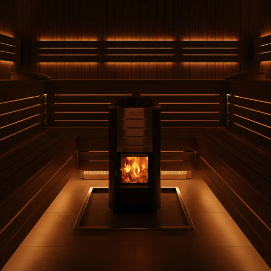 Harvia M3 WKM3 Wood Burning Sauna Stove - Finnish Sauna Builders