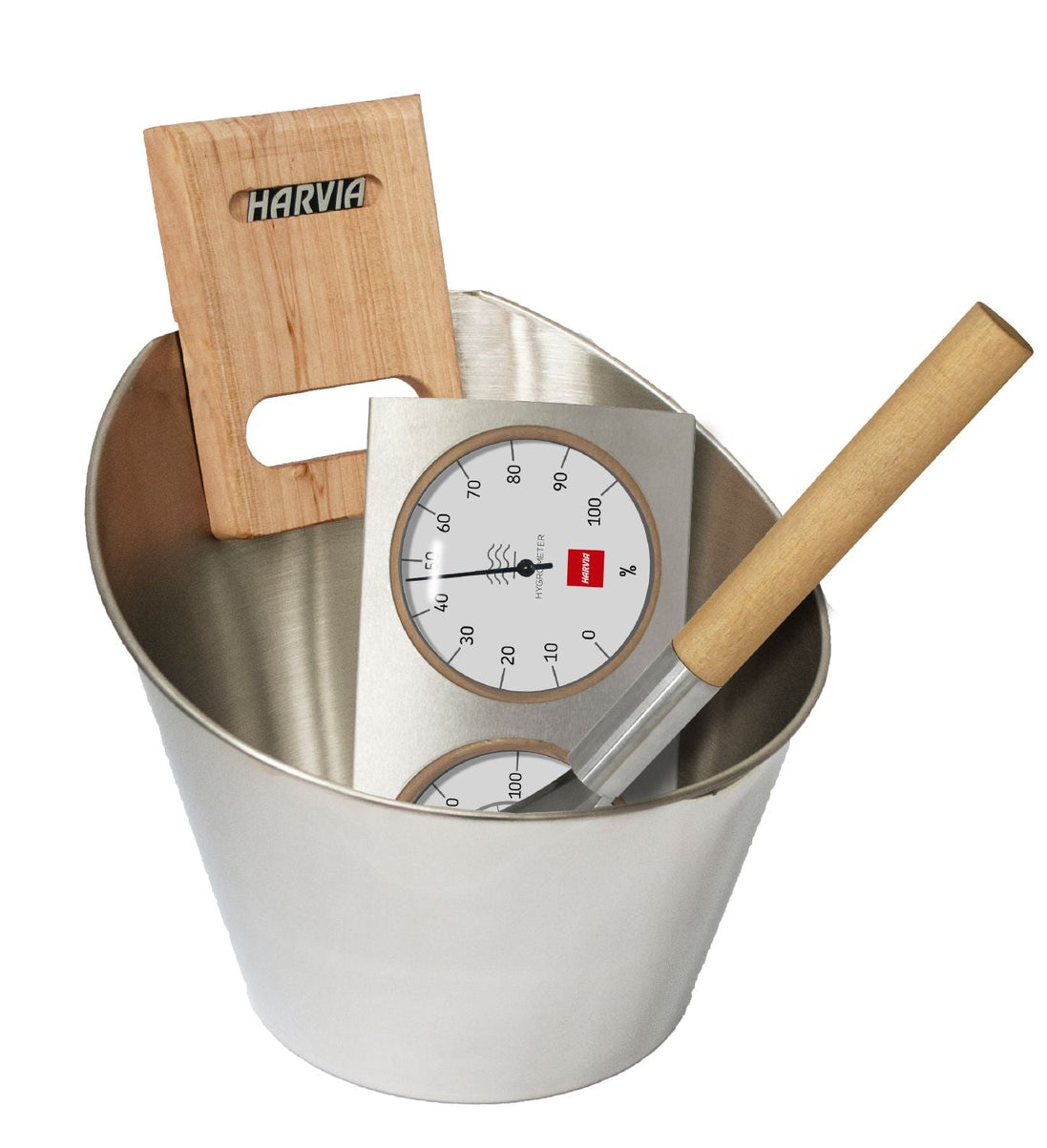 Harvia Steel Accessories Set Stainless Steel - Finnish Sauna Builders