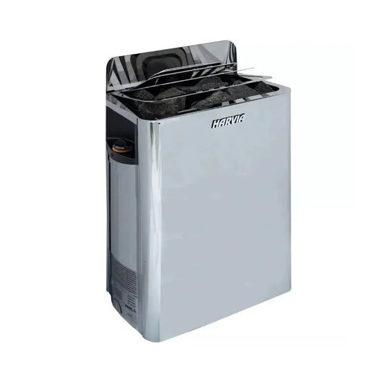 Harvia Wall Sauna Heater 6KW with Built-In Controls - Finnish Sauna Builders