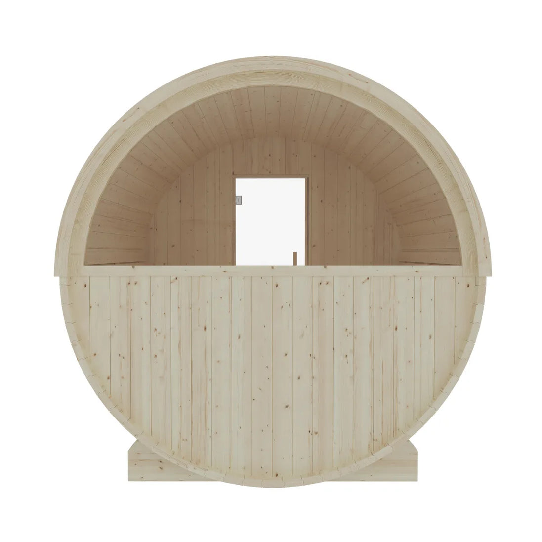 Helsinki Finnish Barrel Sauna with Terrace and WiFi Heater - Finnish Sauna Builders