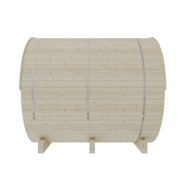 Helsinki Finnish Barrel Sauna with Terrace and WiFi Heater - Finnish Sauna Builders