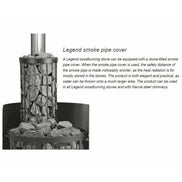 Harvia Legend Smoke Pipe Cover - Finnish Sauna Builders