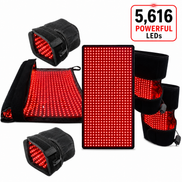 Red Light Nerve and Circulation Support Kit for Hands and Feet – 6 Devices Total LEDs: 5,616