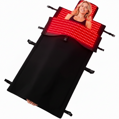 Red Light Therapy Mat for Full Body Pain Relief 75" X 35'' | Infrared Red Light Therapy Blanket for Face and Body with 2570 Dual-Wave Leds (660Nm & 850Nm)