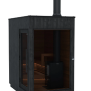Thermasol Nordic Misty - Dark Nordic Spruce, 2-6 Person, Outdoor Sauna