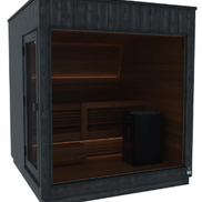 Thermasol Nordic Misty - Dark Nordic Spruce, 2-6 Person, Outdoor Sauna
