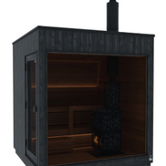 Thermasol Nordic Misty - Dark Nordic Spruce, 2-6 Person, Outdoor Sauna