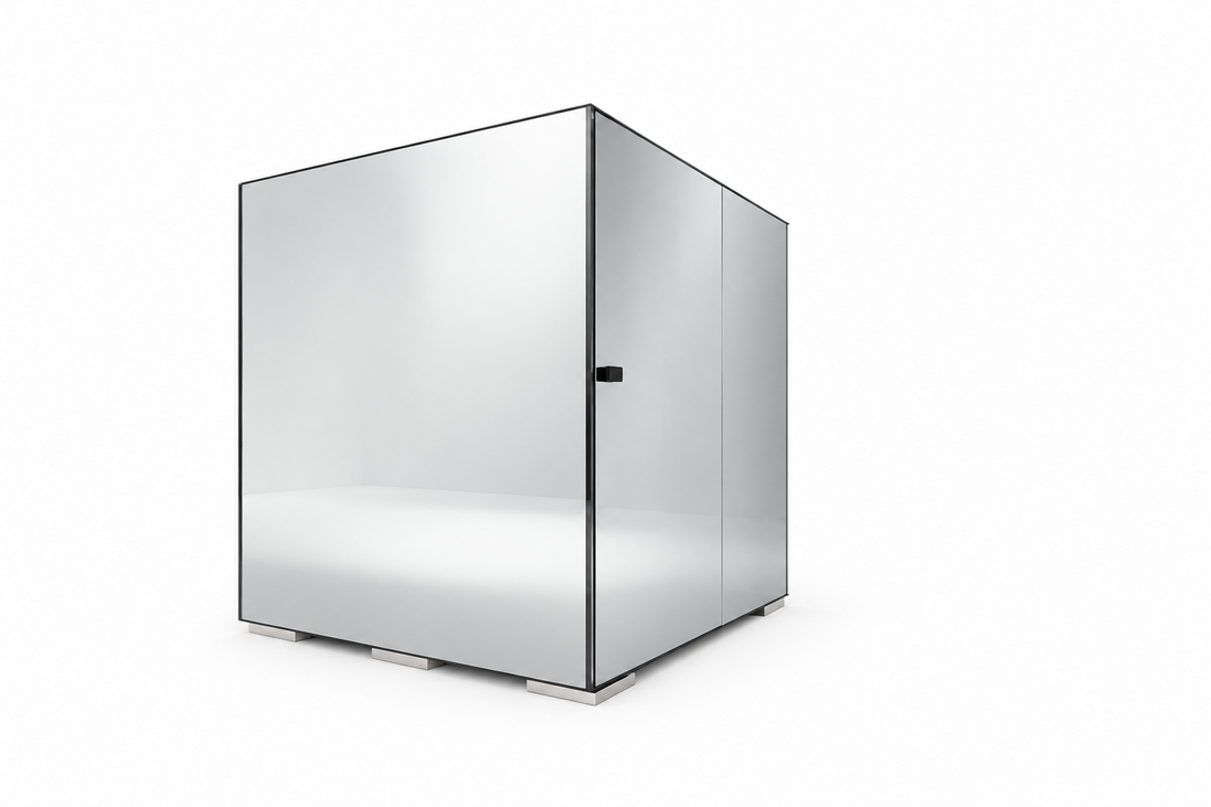 Thermasol Vue - Front Panoramic Glass, 3-4 Person, Outdoor Sauna
