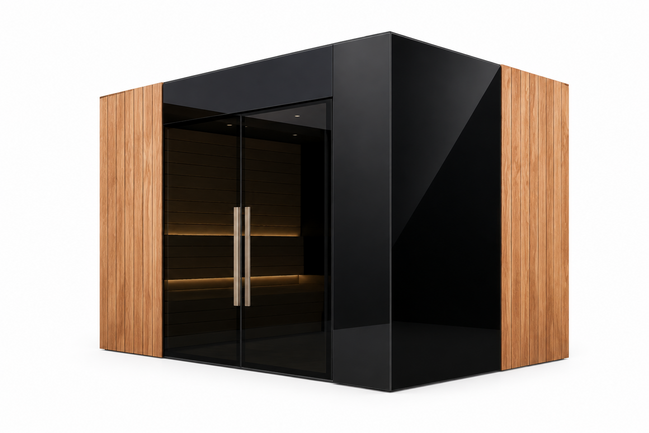 Thermasol Ombra - Lapacho Wood, 4-6 Person, Outdoor Sauna