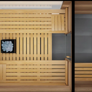 Thermasol Ombra - Lapacho Wood, 4-6 Person, Outdoor Sauna