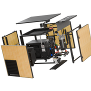 RevX Acrylic X Tub Cold Plunge + LUX High Performance Chiller and Filtration System