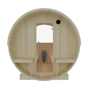 Turku Finnish Barrel Sauna with Terrace and WiFi Heater - Finnish Sauna Builders