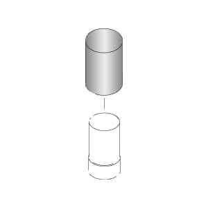 Harvia Lead-through Flange WZ020115 Stainless Steel - Finnish Sauna Builders