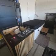 RevX Acrylic X Tub Cold Plunge + LUX High Performance Chiller and Filtration System