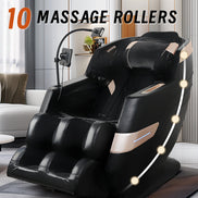 Massage Chair with Bluetooth Connectivity and Speakers