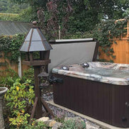 Quattro Hot Tub 4-Person Spa – Compact Design with Lounger and Captain’s Chair