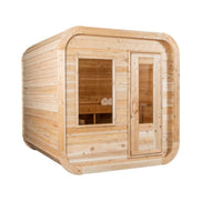 Dundalk Leisurecraft 4-Person Canadian Timber Luna Cube Sauna with Front Window - SAK96475