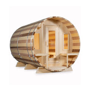 Dundalk Leisurecraft Tranquility 6-Person Wood Barrel Sauna Porch - SAK96814