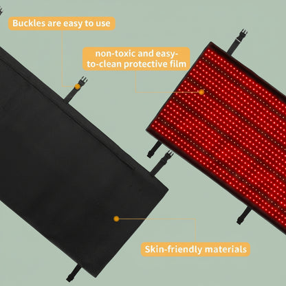 Red Light Therapy Mat Device for Full Body, near Infrared Light Therapy Blanket with Timer,Infrared Light Therapy for Body Shoulder Waist Back Knee Pain Relief