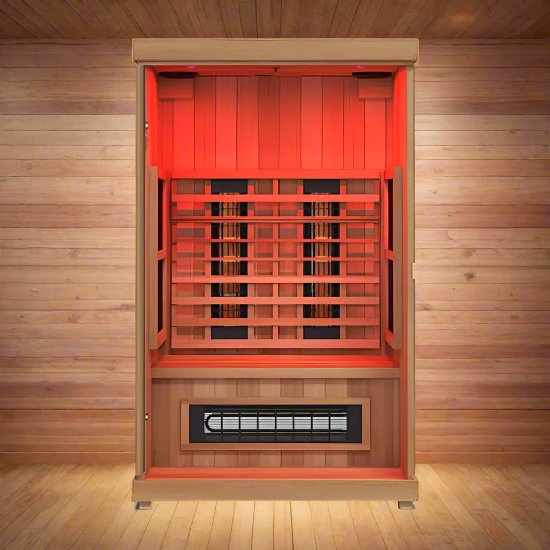 Finnmark Designs FD-2 2-Person Full-Spectrum Infrared Sauna with Touchscreen - SAK94731