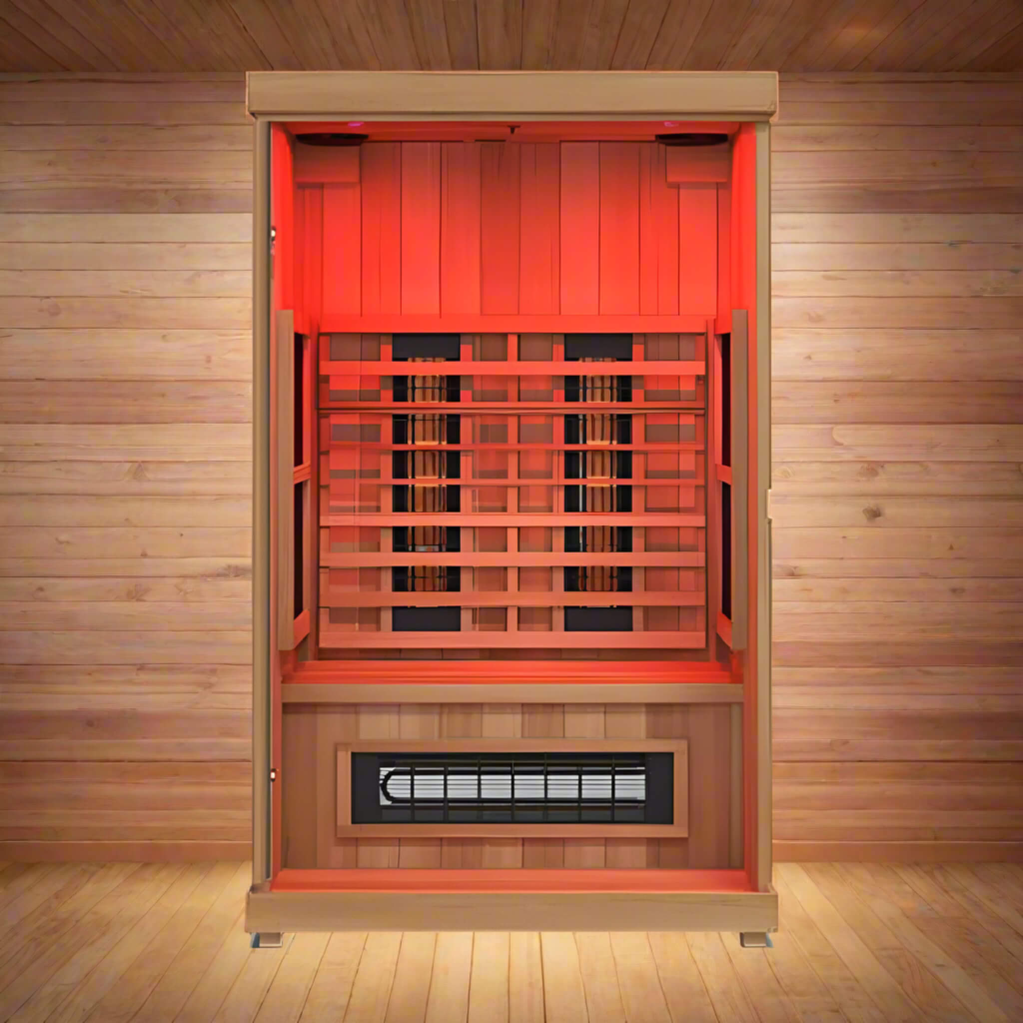 Finnmark Designs FD-2 2-Person Full-Spectrum Infrared Sauna with Touchscreen - SAK94731