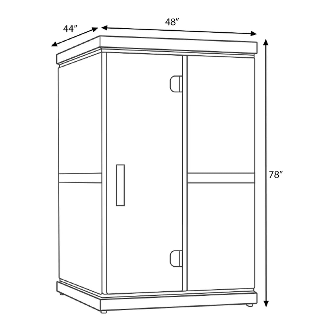 Finnmark Designs FD-2 2-Person Full-Spectrum Infrared Sauna with Touchscreen - SAK94731