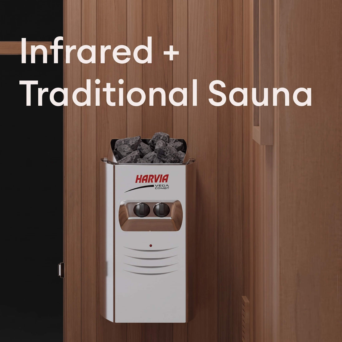 Finnmark Designs FD-4 Trinity 2-Person Hybrid Infrared & Steam Sauna - SAK41865