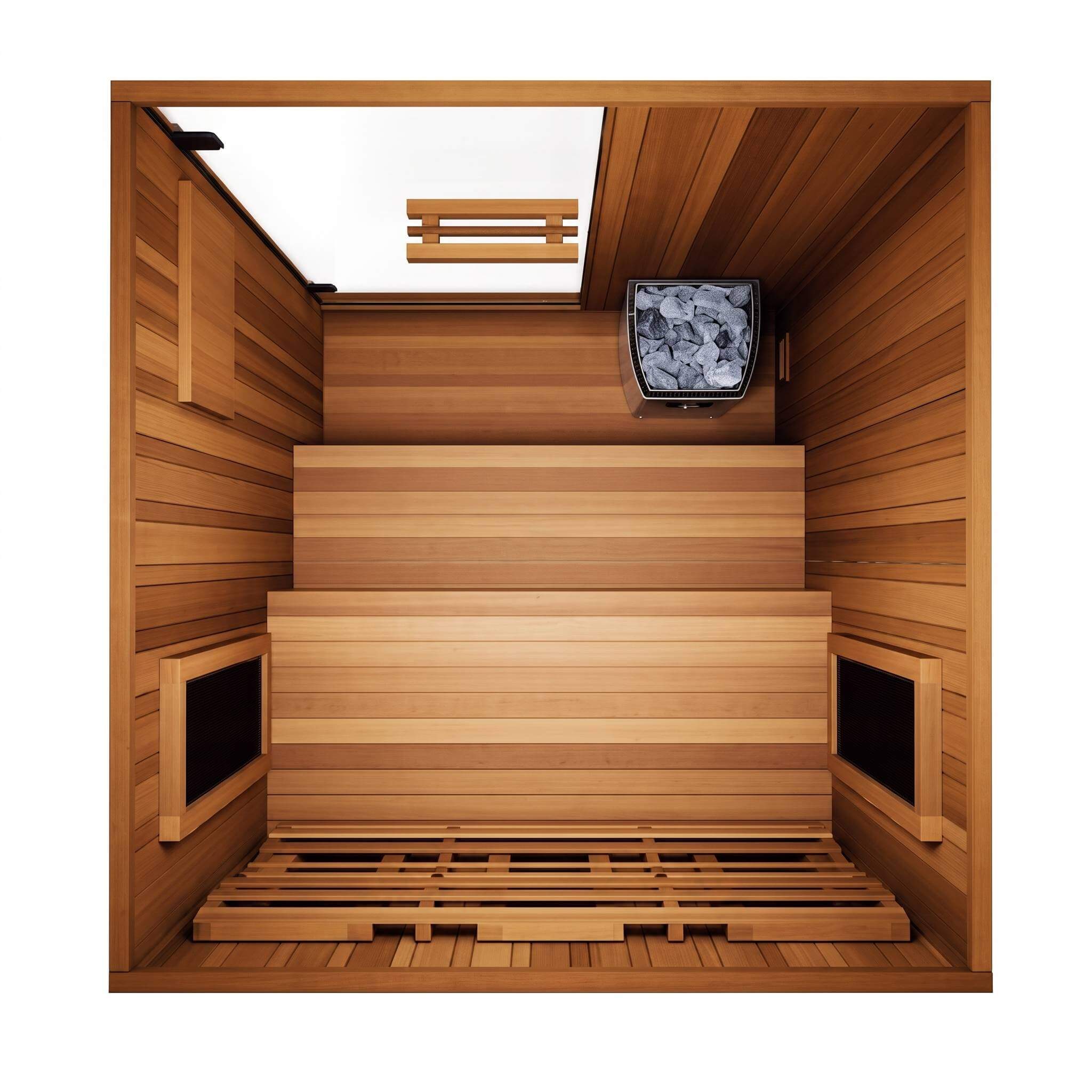 Finnmark Designs FD-4 Trinity 2-Person Hybrid Infrared & Steam Sauna - SAK41865