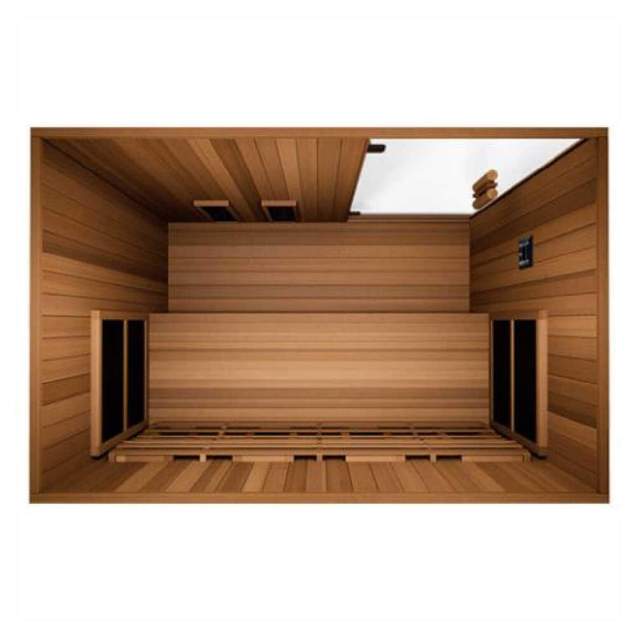 Finnmark Designs FD-3 4-Person Full-Spectrum Infrared Sauna with Leveling Feet - SAK52689