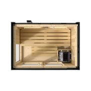 Kohler C1 Indoor Graphite Gray Freestanding Alcove Design Sauna Kit (SAK93182)