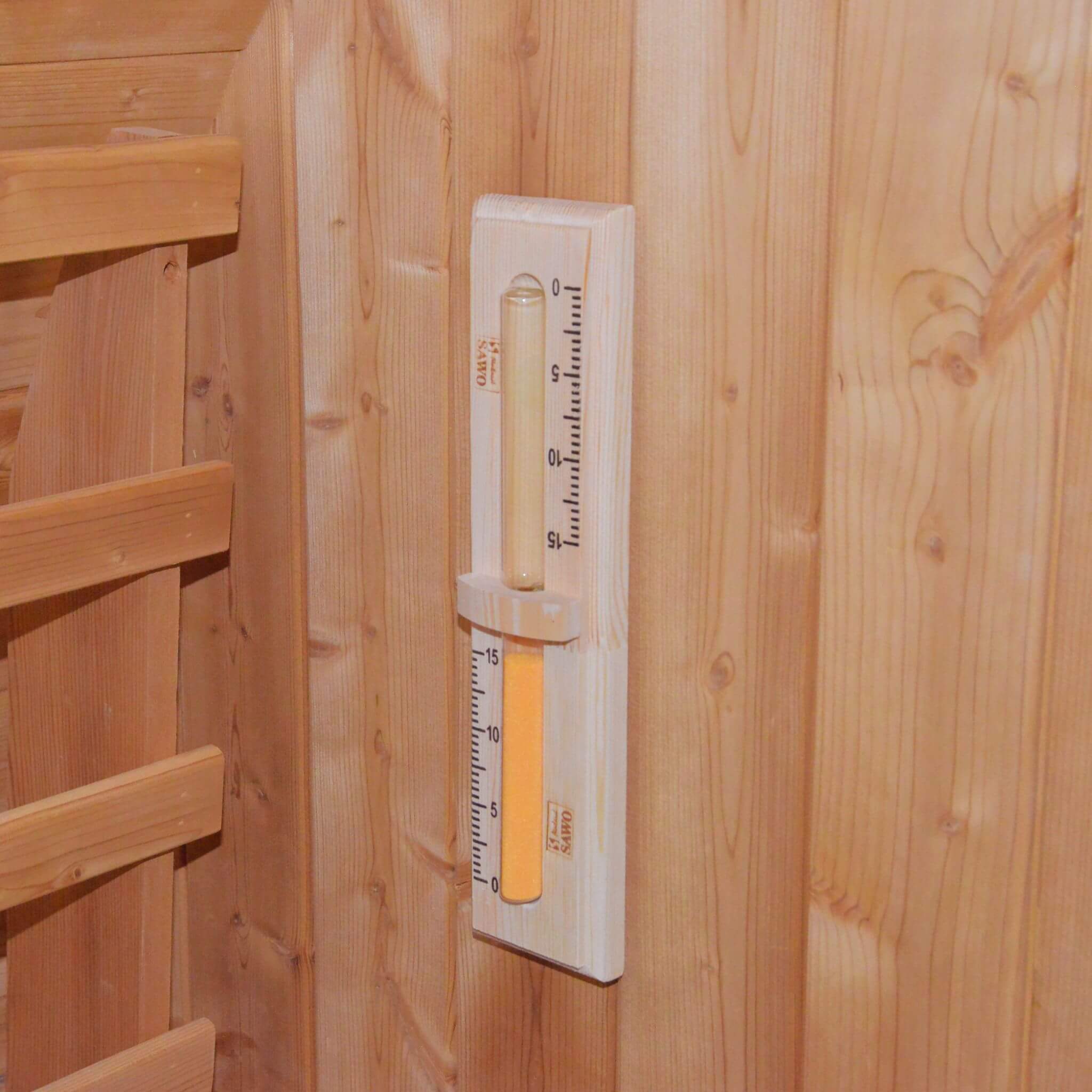 Thermora Ignite 4-6 Person White Oak Outdoor Barrel Sauna with 4.5kW Heater - SAK45968