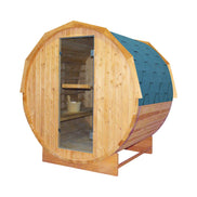 Thermora Ignite 4-6 Person White Oak Outdoor Barrel Sauna with 4.5kW Heater - SAK45968