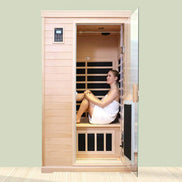 Thermora Ivara 2-Person Hemlock Far Infrared Sauna Room Glass Door 1750W - SAK81525